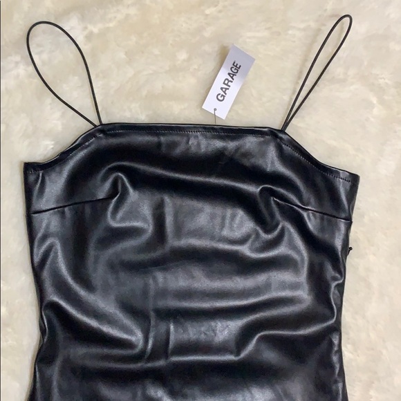 Garage sexy mini pleather dress - Picture 3 of 5
